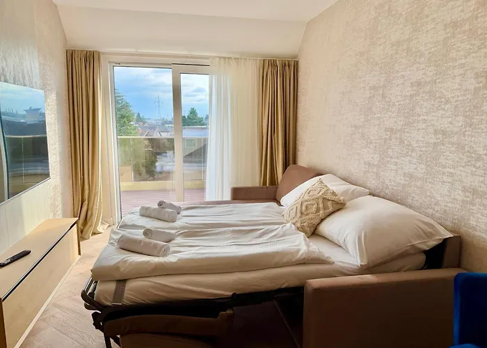 Apartman Luxury Rooftop Legrand With Balcony Bécs