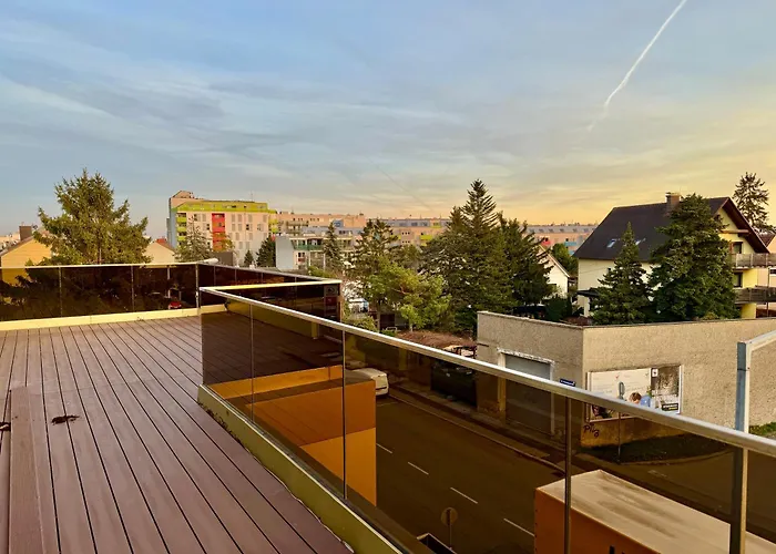 Luxury Rooftop Legrand With Balcony Apartman Bécs